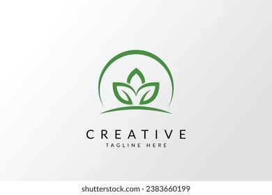 Nature logo, organic farm logo, Eco logo