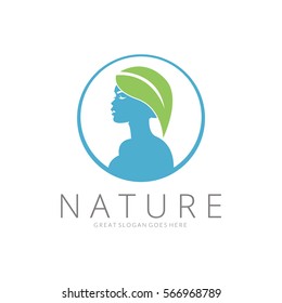 Nature logo. Spa logotype