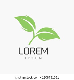 Nature logo template