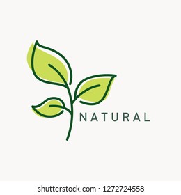 Nature logo template