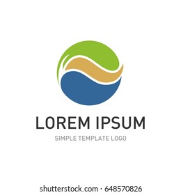Nature logo template