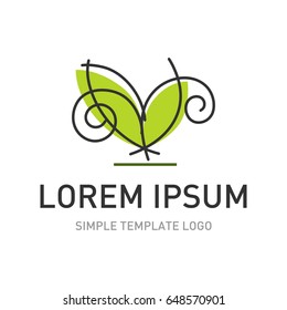 Nature logo template