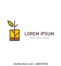 Nature logo template