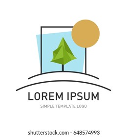 Nature logo template