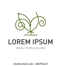 Nature logo template