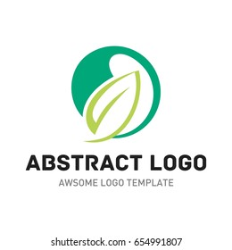 Nature logo template. 