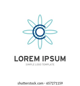 Nature logo template.