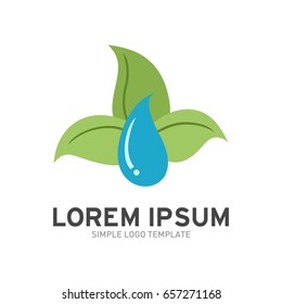 Nature logo template.
