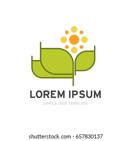 Nature logo template