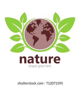 Nature logo template