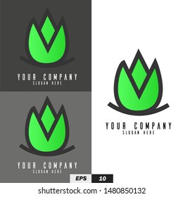 nature logo template for company or personal