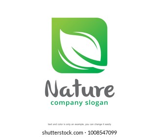 Nature Logo Template Design Vector, Emblem, Design Concept, Creative Symbol, Icon