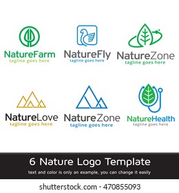 Nature Logo Template Design Vector