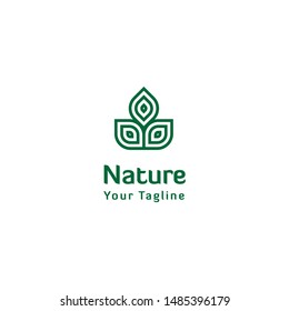 nature logo template, eco, agriculture