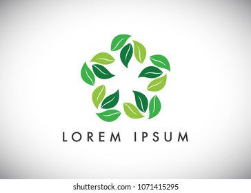 Nature Logo Template, Vector illustration