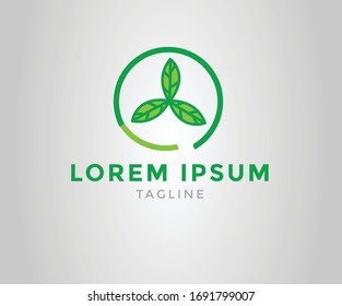 Nature Logo Template, vector illustration logo design

