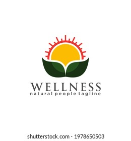 Nature is a logo that can be used in natural products, natural foods, agricultural service companies, stores and natural diet products, among other uses. 