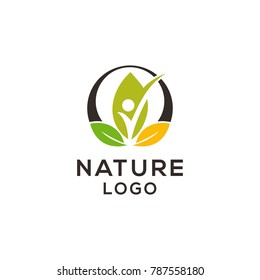 nature logo vector