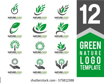 Nature Logo Vector Collection. You can use for Company Logo template. vector eps.10