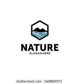Nature logo Vector Design Template