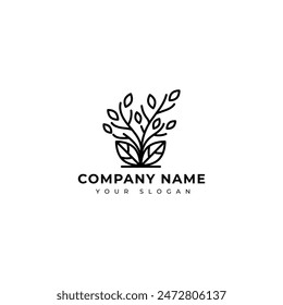 Nature logo vector design template