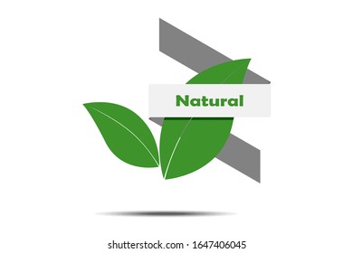 Nature logo - vector illustration