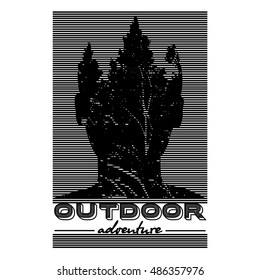 Nature logo. Vector illustration EPS10.