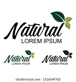 Nature logo vector modern simple design graphic. Floral logo. Flower icon. Floral emblem. Cosmetics, Spa, Beauty salon, Decoration, Boutique logo. Interior Icon. Resort and Restaurant Logo.