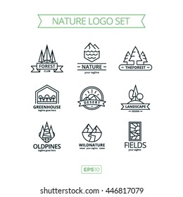 Nature Logos Set