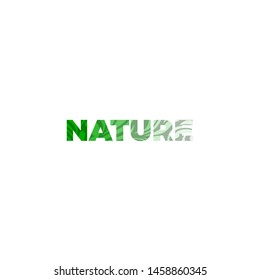 Nature logotype, icon, vector illustration