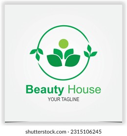 nature lotus spa logo premium elegant template vector eps 10 - Shutterstock ID 2315106245
