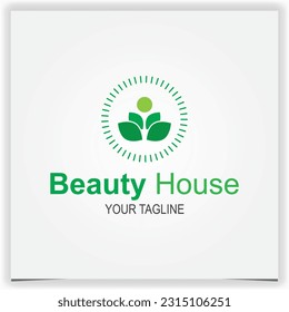 nature lotus spa logo premium elegant template vector eps 10 - Shutterstock ID 2315106251