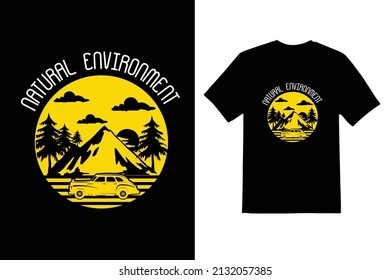 nature lover vector t shirt design 