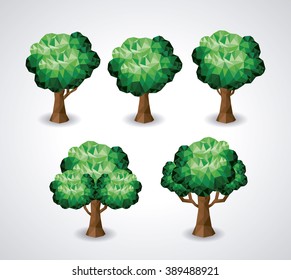 nature low poly design 