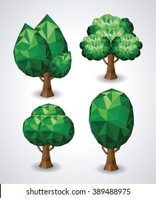 nature low poly design 