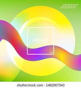 Nature Minimal covers design. Nature Fluid shapes composition.