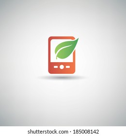 Nature mobile symbol,vector