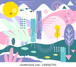 Nature Modern Background Design