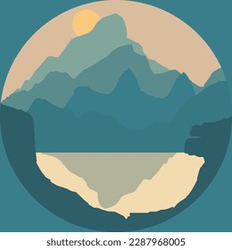 naturaleza y diseños de montaña para su colección