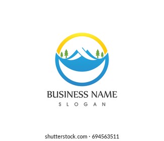 Nature Mountain Logo Design