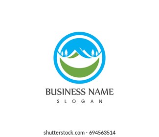 Nature Mountain Logo Design