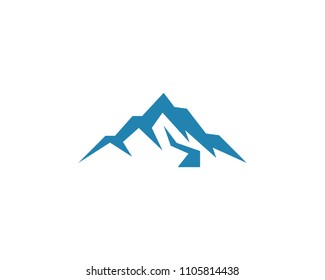 Nature mountain logo vector template