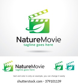 Nature Movie Logo Template Design Vector