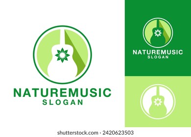 Nature Music Instrument Logo Design