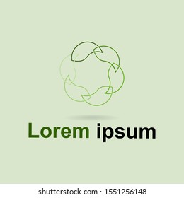 Nature And Natural Creative Business Logo. Leaf and nature logo design suitable for nature sign, spring time , for spa, organic food or alternative medicine. Eco and Bio Icon. Eps 10