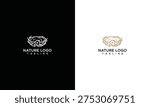 Nature Nest Home Logo Vector - Organic Creative Brand Identity Design.
