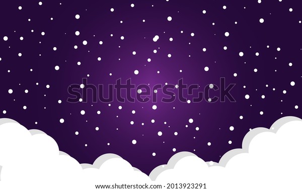 Nature night vector background with starry sky,
mountains and water surface. Landscape and mountain with cosmos
starlight sky illustration.nature background for banner, flyer,
poster and cover,
vector