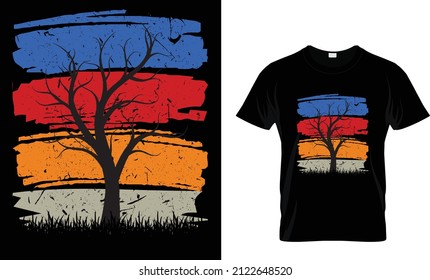 In nature, nothing is perfect and everything is perfect-Nature T-Shirt Design.