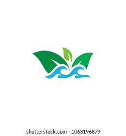Nature Ocean Logo Icon Design