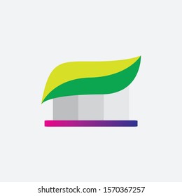 nature onlone store icon with colorful gradient